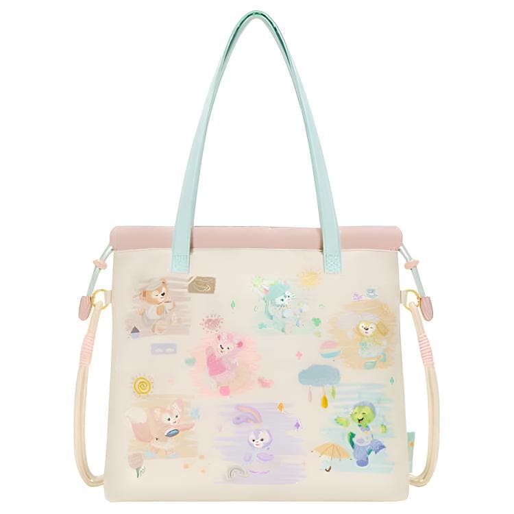 Мини-сумка Disney Сумка из полиэстерового волокна Tote Сумка для покупок Сумка через плечо Унисекс Разноцветная - изображение 1