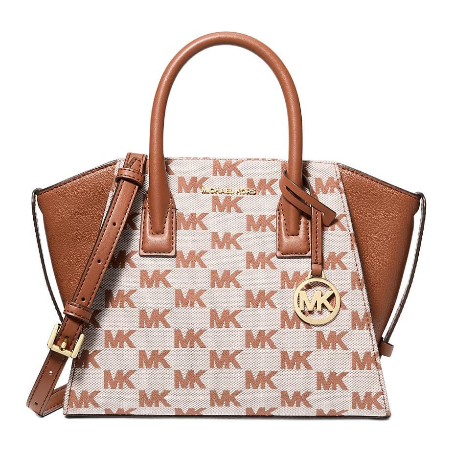 Сумка MICHAEL KORS Avril Хлопковый с полиэстером сумка маленькая женский коричневый - изображение 1