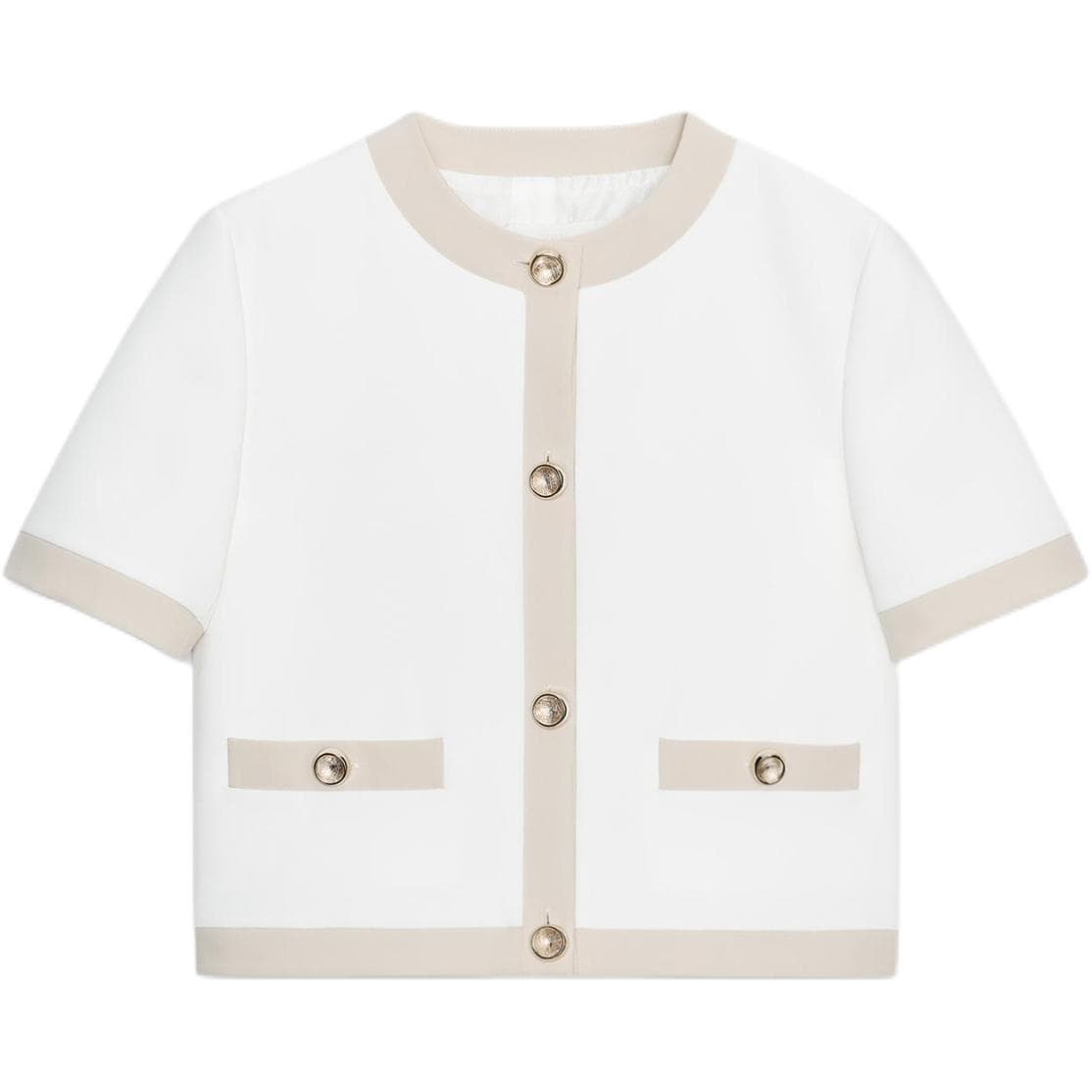 ZARA Морозный Белый Женские Деловые Костюмы - изображение 1