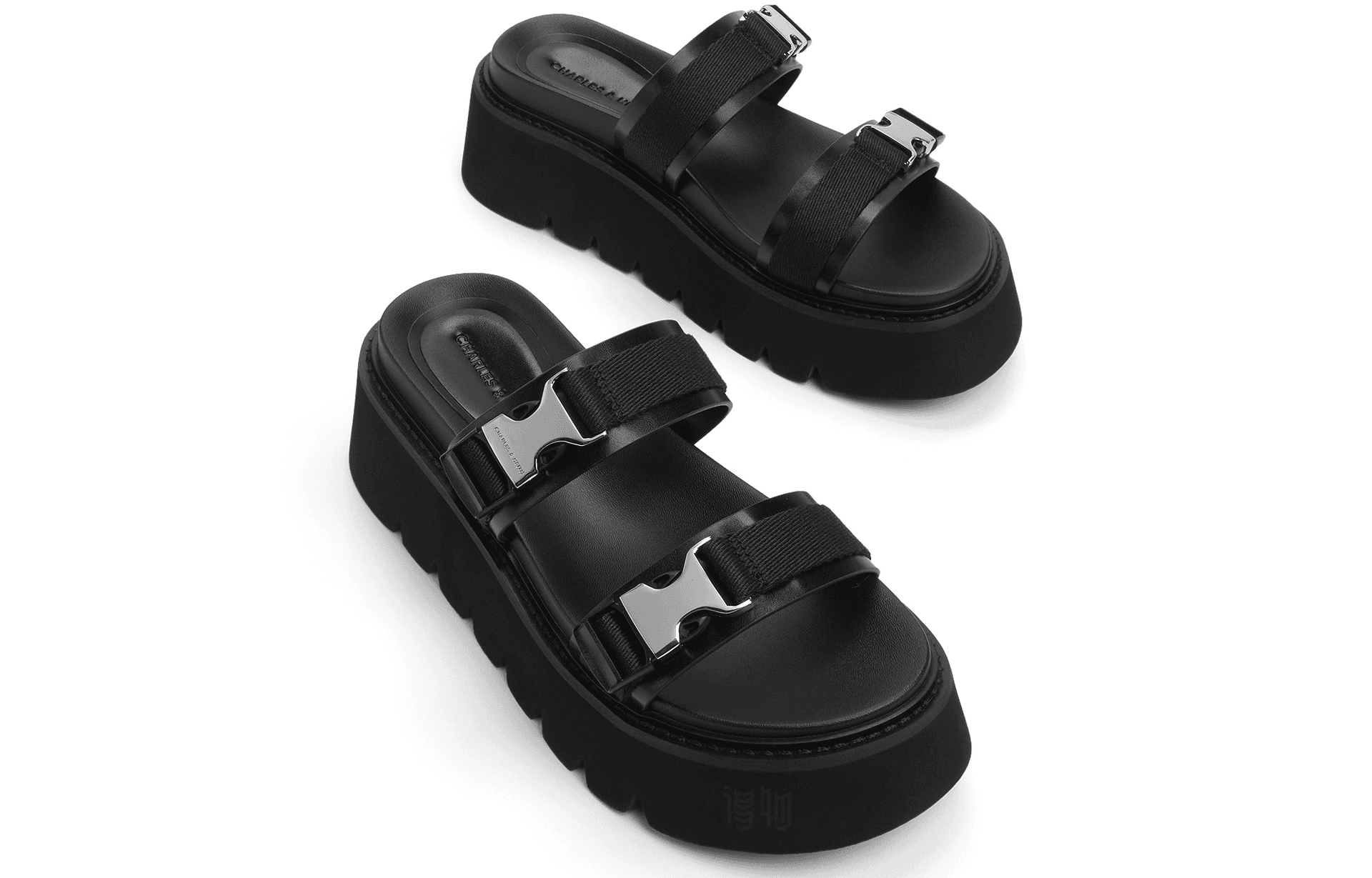 Сандалии CHARLESKEITH ck 6cm EVA 6cm BeigeBlack - изображение 3