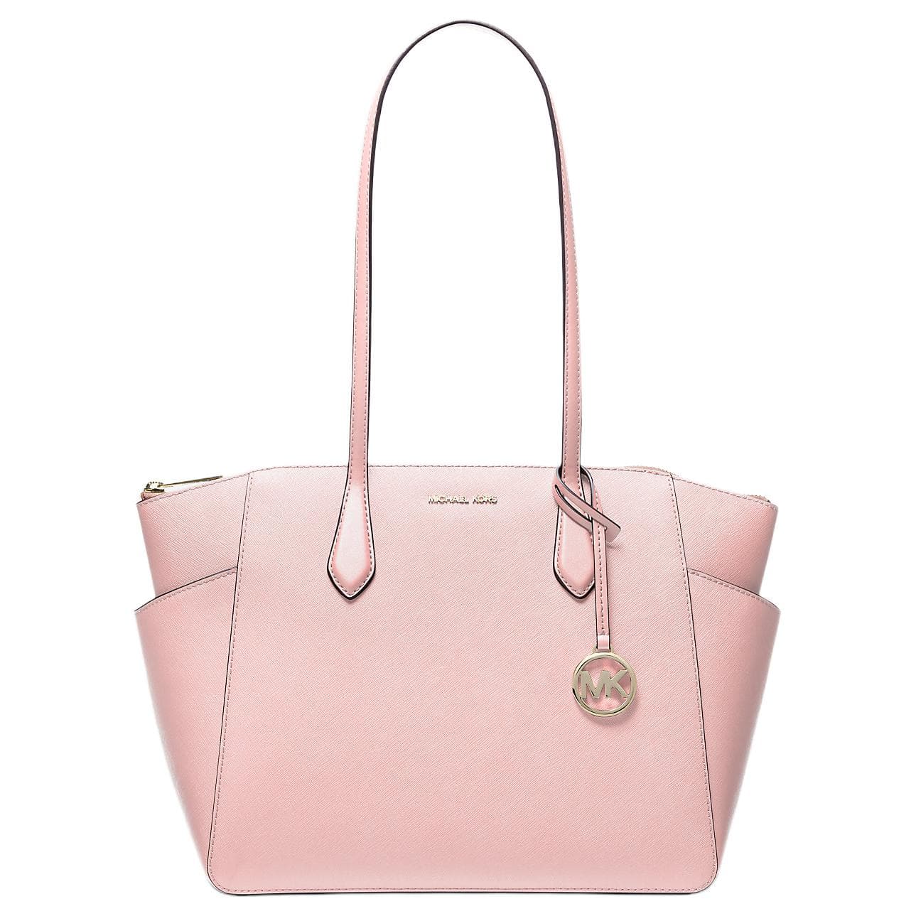 Мини-сумка MICHAEL KORS MARILYN Кожаная Сумка-тоут Сумка для покупок Сумка через плечо Средняя Женская Розовая - изображение 1