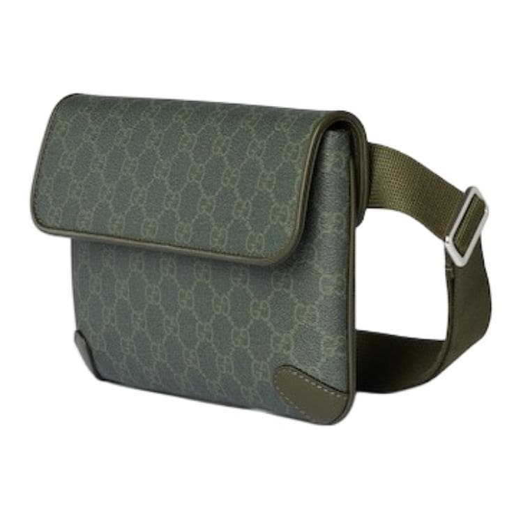 Поясная сумка Gucci GG Supreme Forest Green Belt Bag - изображение 2