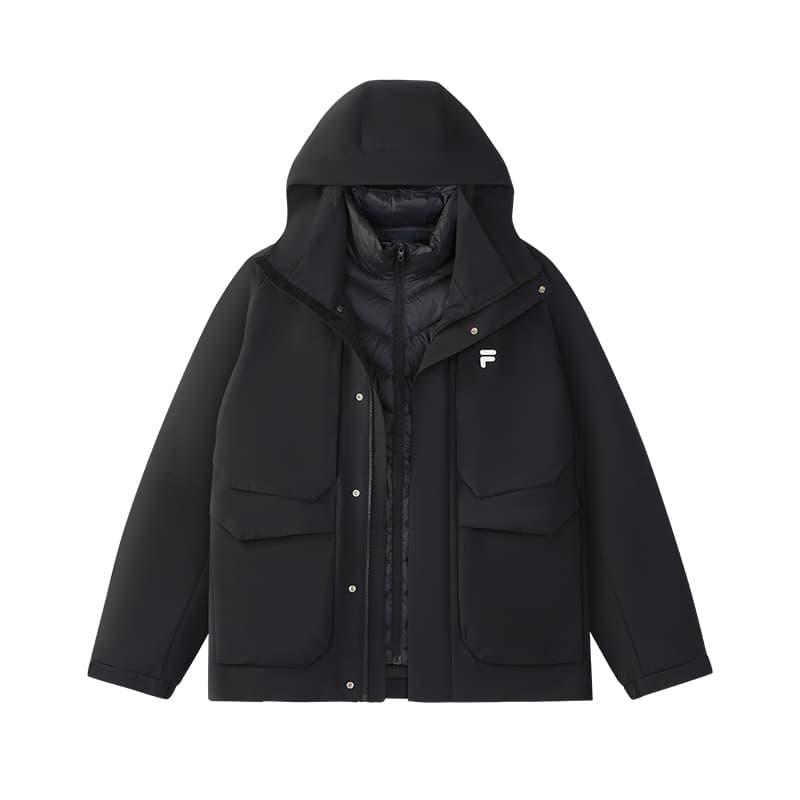 Зимняя куртка FILA FUSION LIFE Глубокий черный BK Унисекс Пуховики - изображение 1