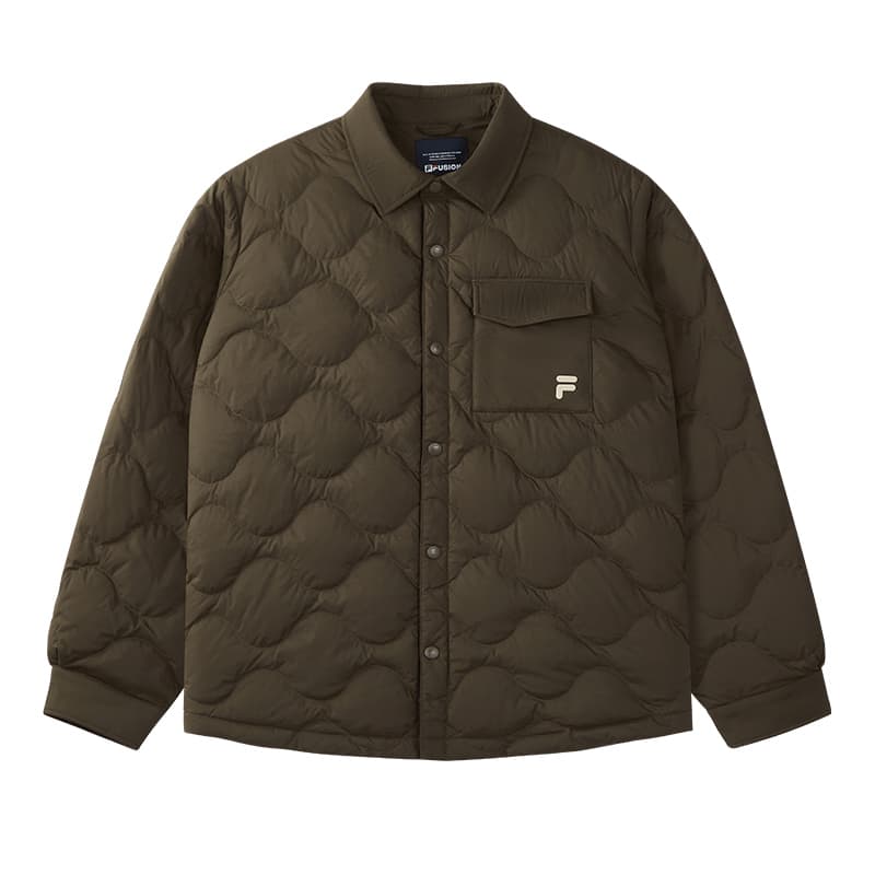 Зимняя куртка FILA FUSION LIFE Squirrel Chestnut BN Unisex Down Jackets FILA FUSION LIFE Белка Каштановый BN Унисекс Пуховики - изображение 1
