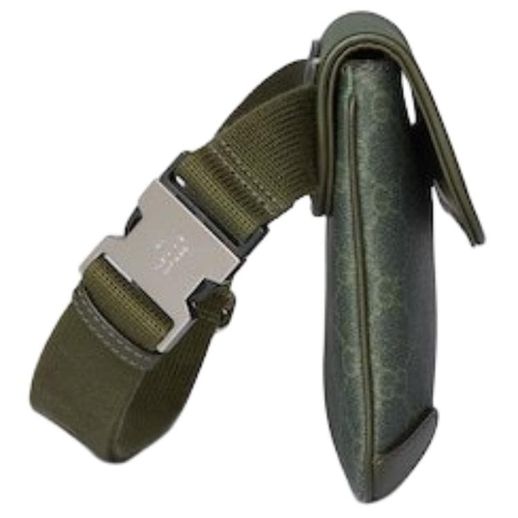 Поясная сумка Gucci GG Supreme Forest Green Belt Bag - изображение 3