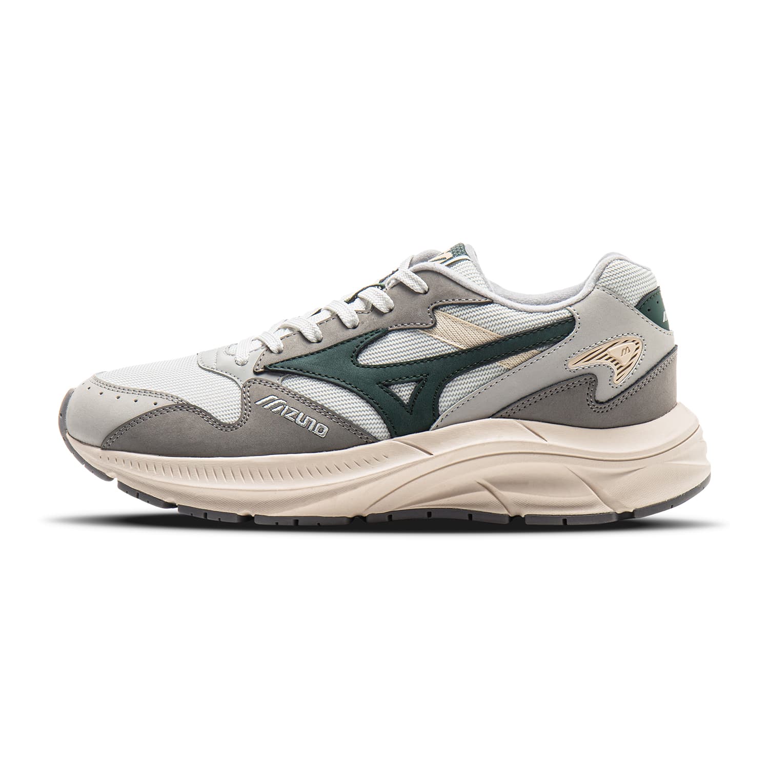 Кроссовки для бега Mizuno Pi Retro Low Кроссовки для бега Унисекс Светло-серые - изображение 1