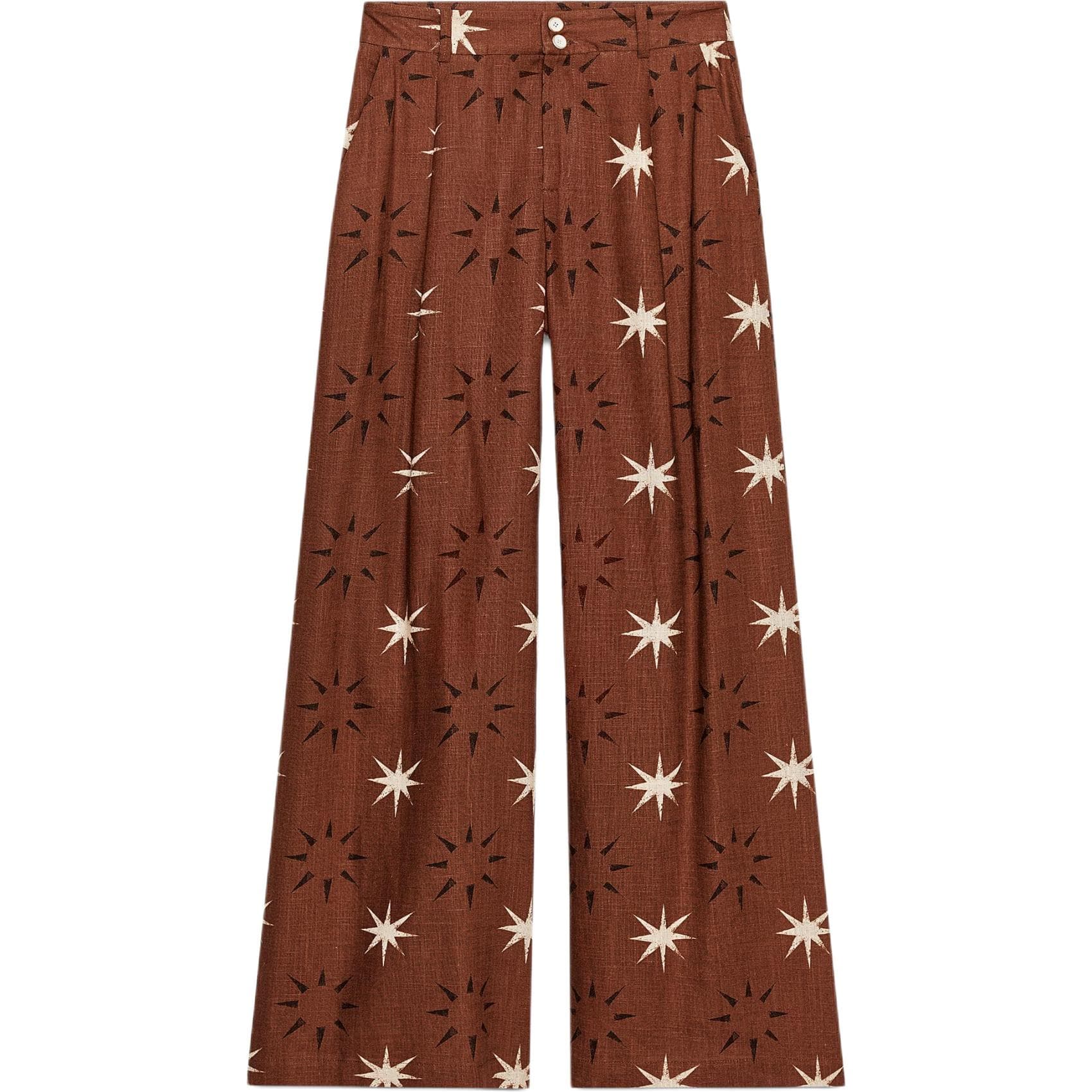 Штаны ZARA Earth Тоновые Женские Повседневные Брюки - изображение 1