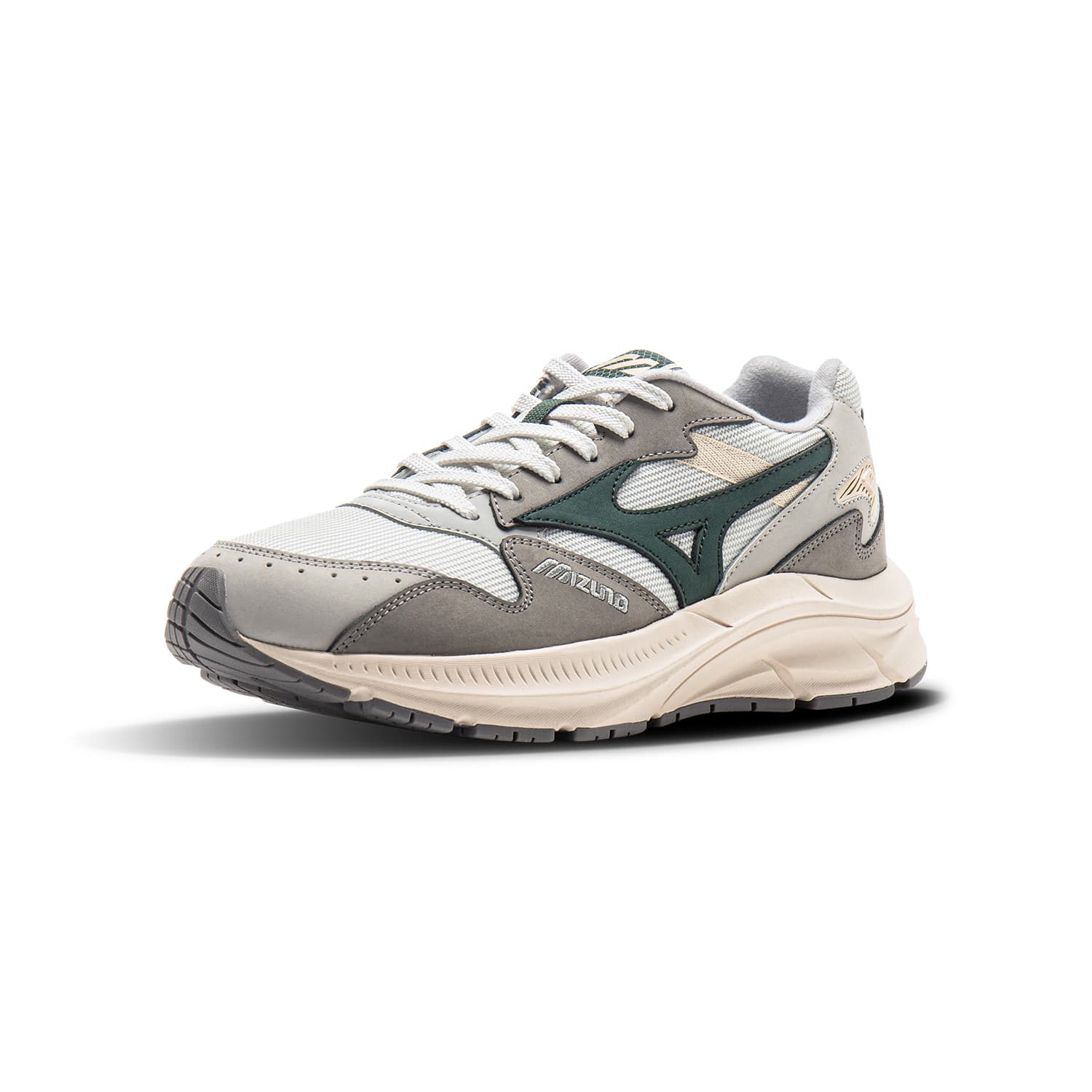 Кроссовки для бега Mizuno Pi Retro Low Кроссовки для бега Унисекс Светло-серые - изображение 2