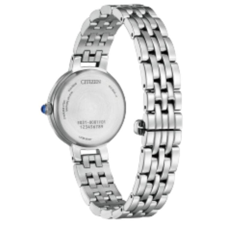 Часы CITIZEN Eco Drive Освежающий вариант кварцевый механизм часы на нержавеющей стальной шнуровке 28 мм женские часы - изображение 3