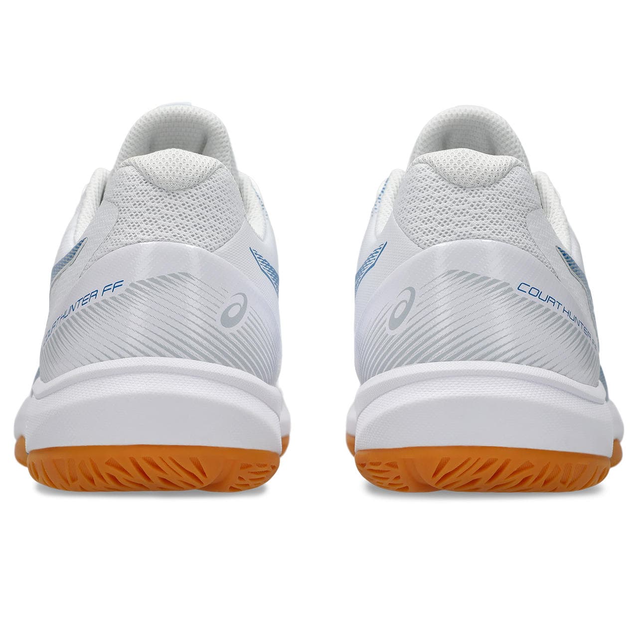 Кроссовки для бадминтона ASICS COURT HUNTER FF Дышащие Кроссовки для Бадминтона Мужские Белые Синие - изображение 5