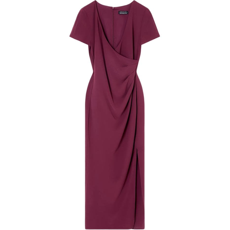 Платье ARMANI EXCHANGEAE Fw25 Короткое платье с короткими рукавами для женщин - изображение 1