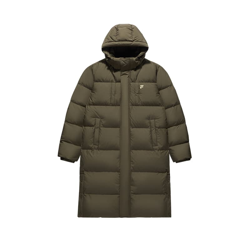 Зимняя куртка FILA FUSION Пуховик Унисекс Белка Каштановый - изображение 1