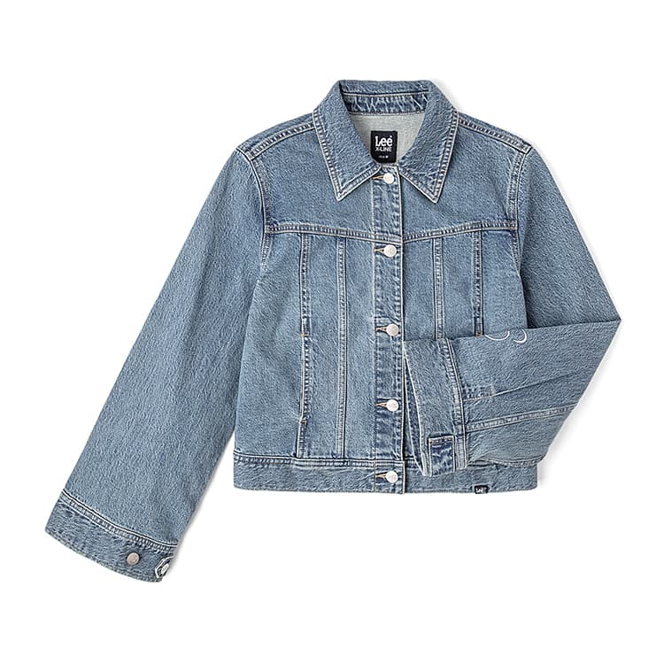 Lee совместный бренд модель Medium Light Blue Women's Denim Jackets - изображение 1