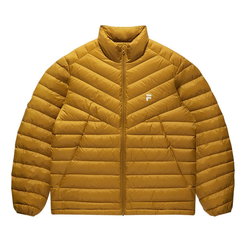 Зимняя куртка FILA FUSION LIFE Caramel Brown BN Unisex Down Jackets FILA FUSION LIFE Карамельный Коричневый BN Унисекс Пуховики - изображение 2