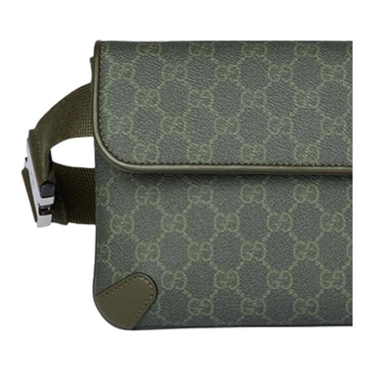 Поясная сумка Gucci GG Supreme Forest Green Belt Bag - изображение 5