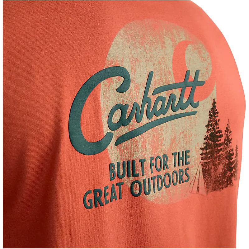 Футболка Carhartt 106777 Свободный крой Легкая футболка с коротким рукавом и карманом Мужская - изображение 3