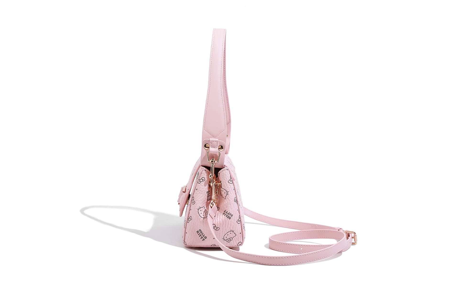 Сумка Sanrio Hello Kitty PU (полиуретан) Сумка через плечо Сумка Обычная (стандартная) Женская Розовая - изображение 5