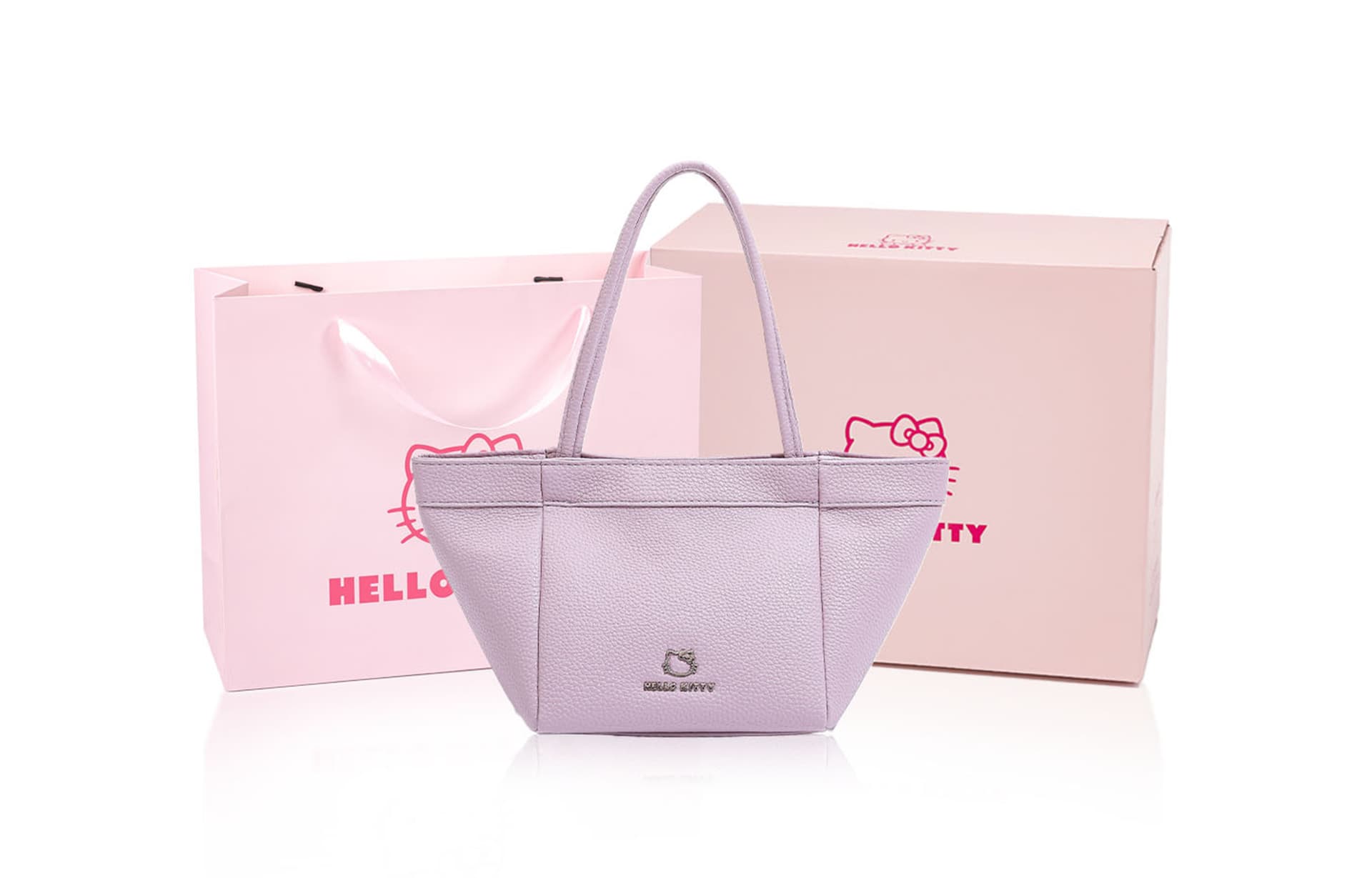 Мини-сумка Sanrio Hello Kitty PU (полиуретан) Сумка через плечо Стандартная Женская Фиолетовая Горчично-зеленая - изображение 2