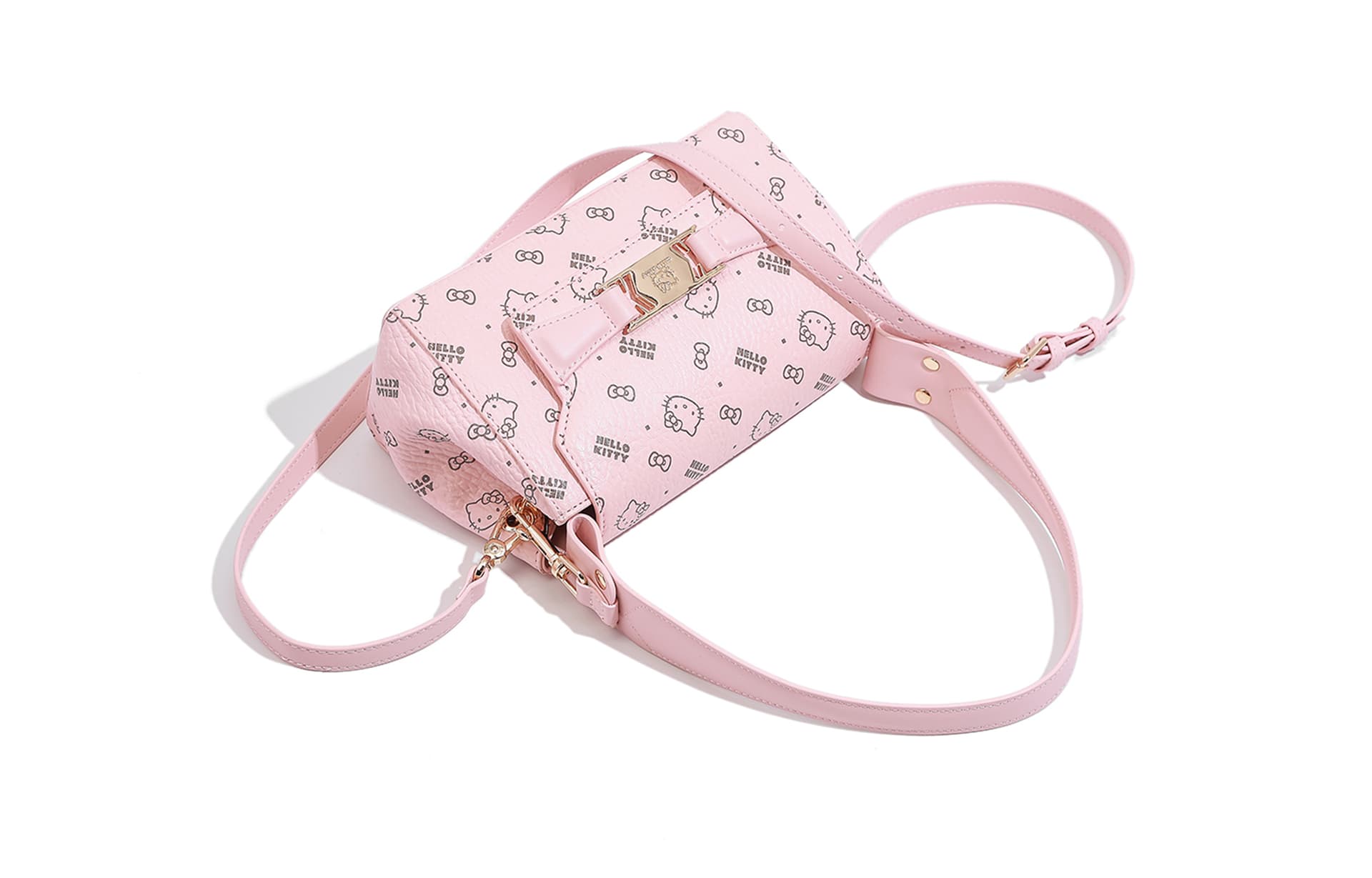 Сумка Sanrio Hello Kitty PU (полиуретан) Сумка через плечо Сумка Обычная (стандартная) Женская Розовая - изображение 7