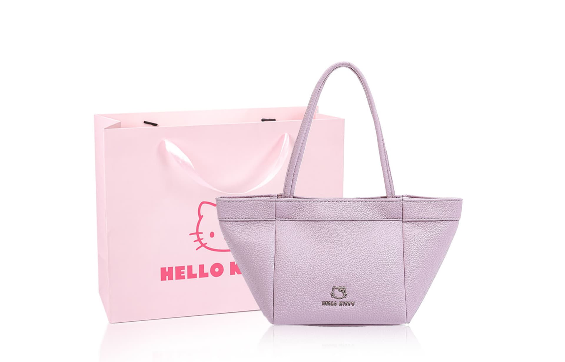 Мини-сумка Sanrio Hello Kitty PU (полиуретан) Сумка через плечо Стандартная Женская Фиолетовая Горчично-зеленая - изображение 3