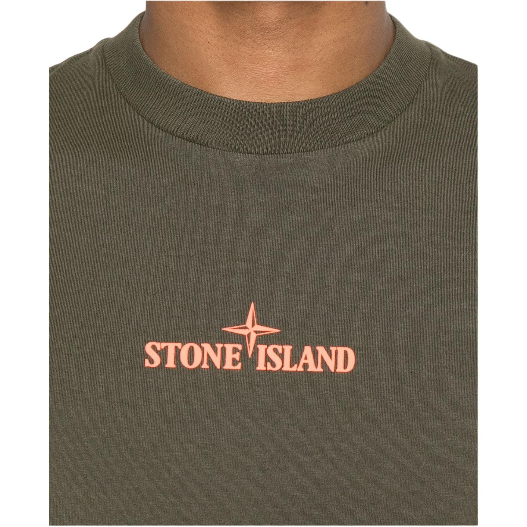Футболка STONE ISLAND SS25 T Рубашка Мужская Лесной Зеленый - изображение 3