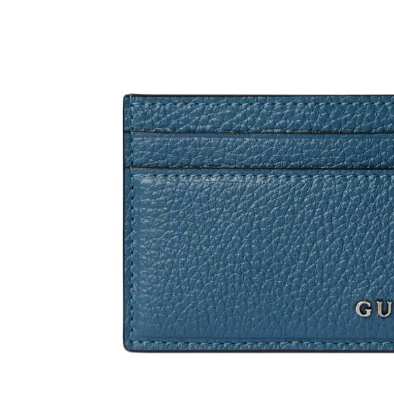 Картхолдер Gucci Cruise Кожа Визитницы Мужской Синий - изображение 5