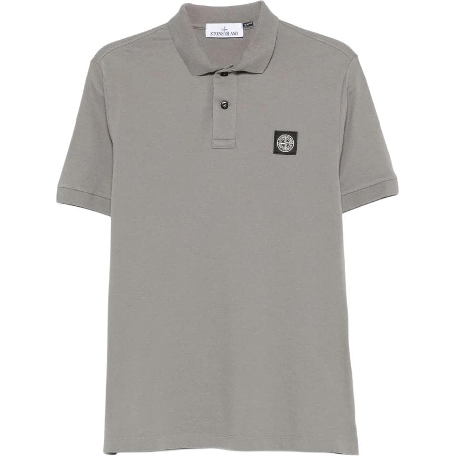 Поло STONE ISLAND Бетонно-серый Мужская Поло - изображение 1