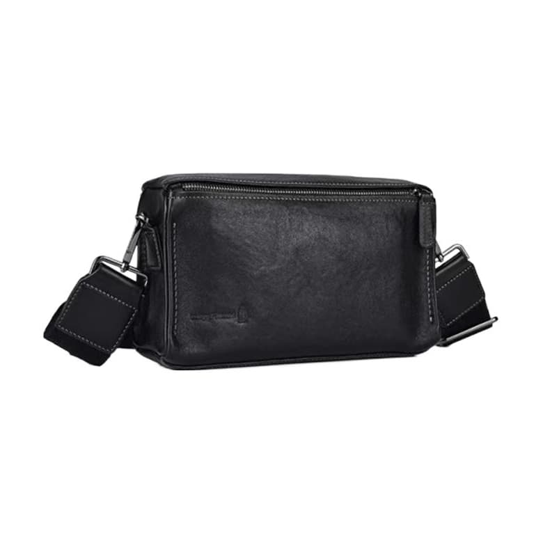 Сумка через плечо Hush Puppies Retro Leather Crossbody Bag Black - изображение 2