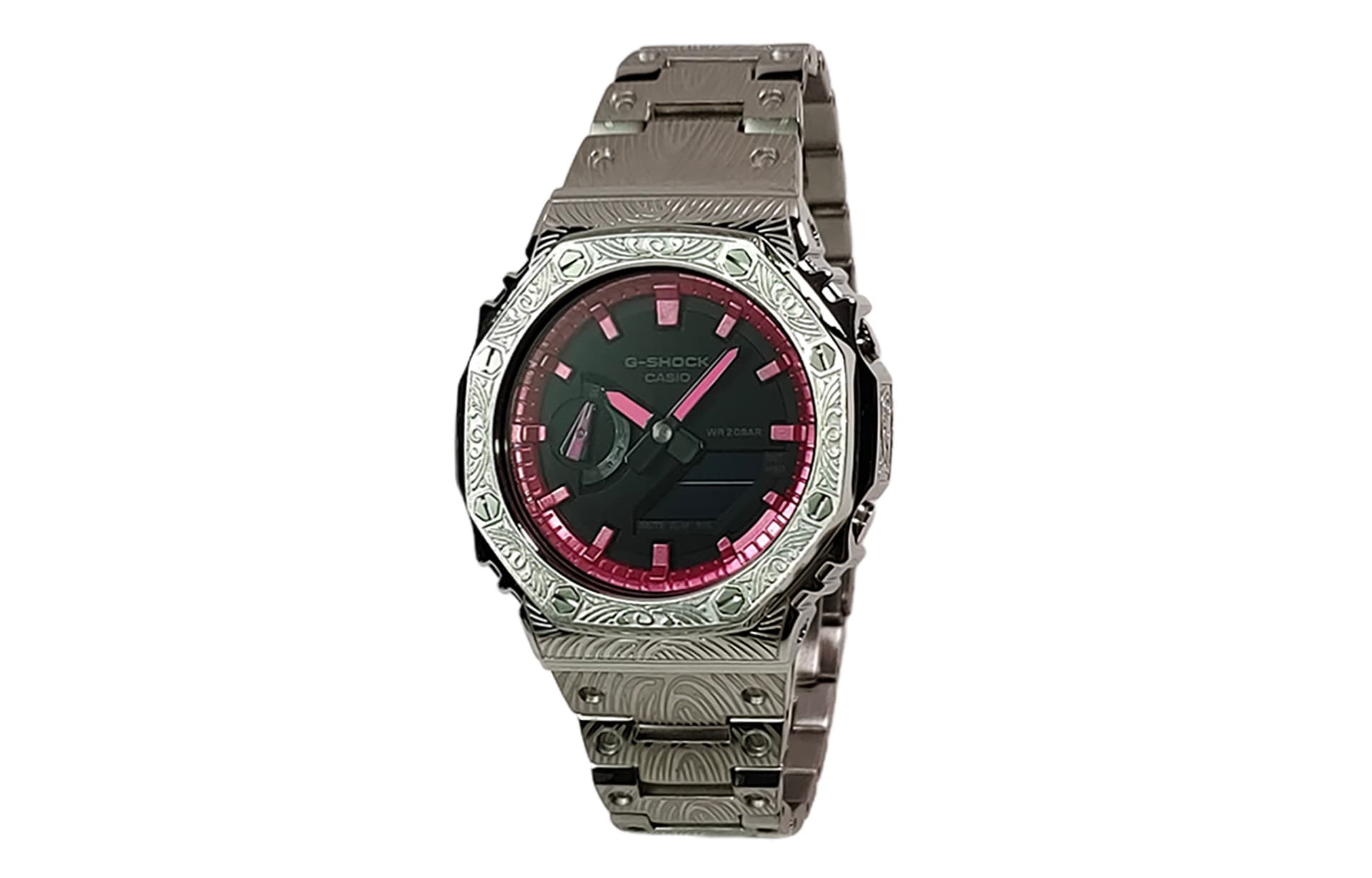 Часы CASIO GA-2100-1A Modified Dawn Red Light - изображение 1