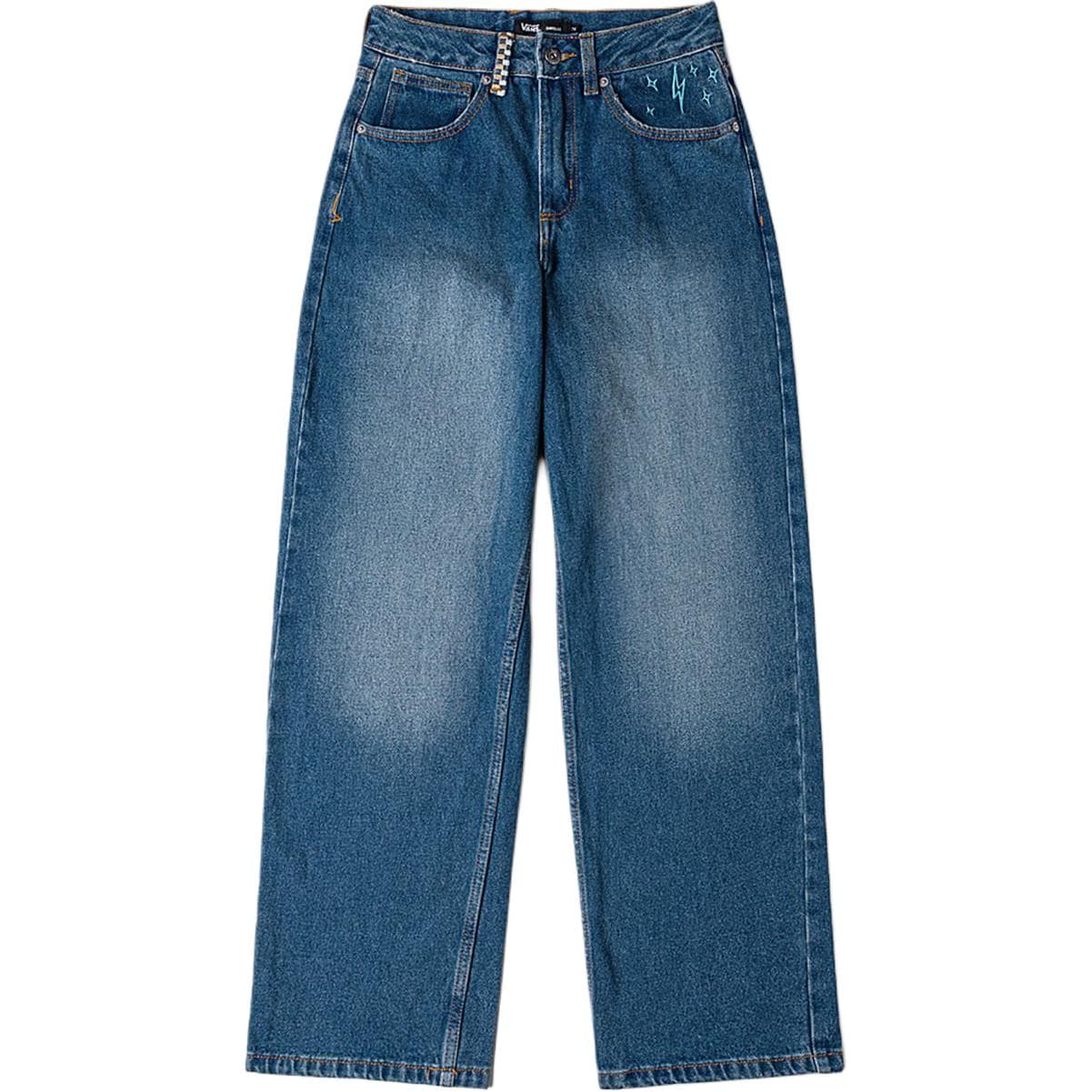 Джинсы Vans Blue Women's Jeans Ванз Синий Женские Джинсы - изображение 1
