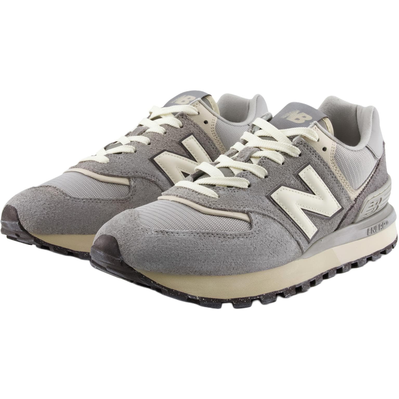 Кроссовки New Balance NB 574 Устойчивая к истиранию Повседневная обувь Унисекс Светло-серый - изображение 2