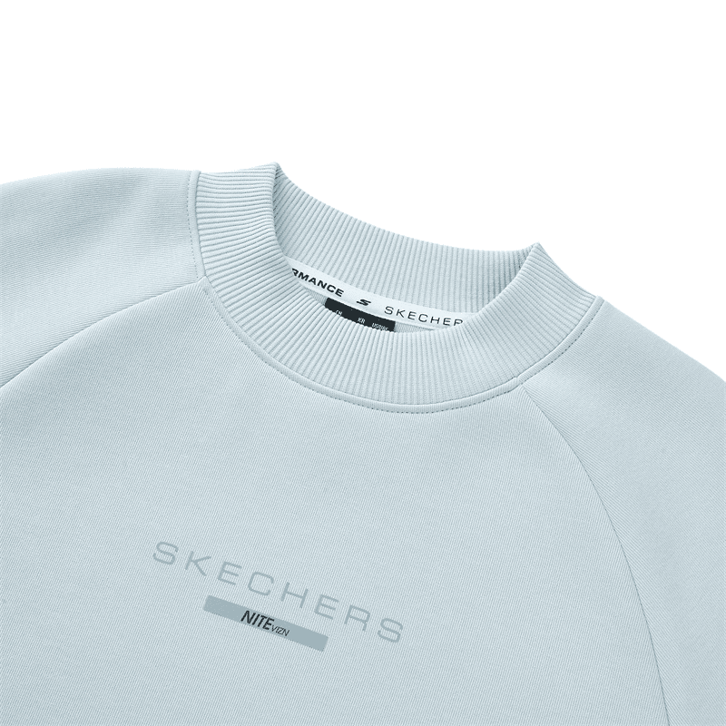 Худи Skechers Comfortable Sports Collection Худи-ханьфу Платье Женское Жемчужно-синий - изображение 3
