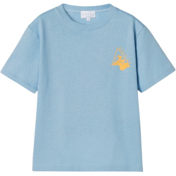 Футболка GUCCI Светло-синие детские футболки T - изображение 1