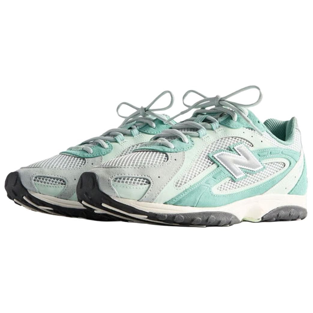 Кроссовки New Balance x Kith 204L Устойчивая к истиранию низкая повседневная обувь унисекс зеленая серая - изображение 4