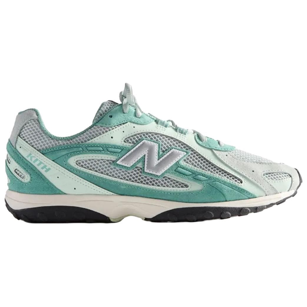 Кроссовки New Balance x Kith 204L Устойчивая к истиранию низкая повседневная обувь унисекс зеленая серая - изображение 2