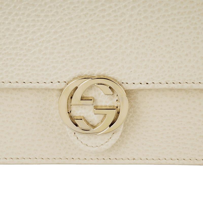 Сумка через плечо Gucci WOC White - изображение 5