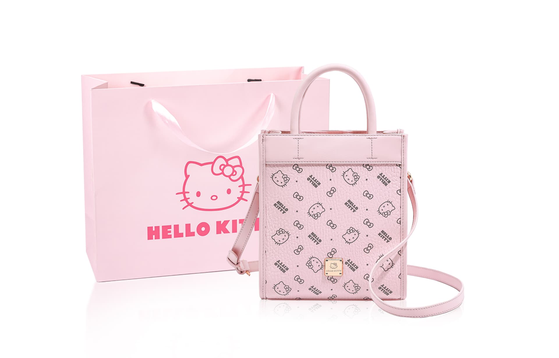 Сумка Sanrio Hello Kitty PU (полиуретан) Сумка через плечо Сумка Обычная (стандартная) Женская - изображение 3