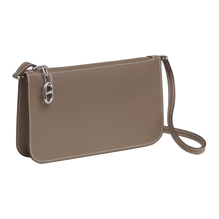 Сумка через плечо HERMES ZipengoChaine d'Ancre to go Evercolor 18 Etoupe - изображение 2