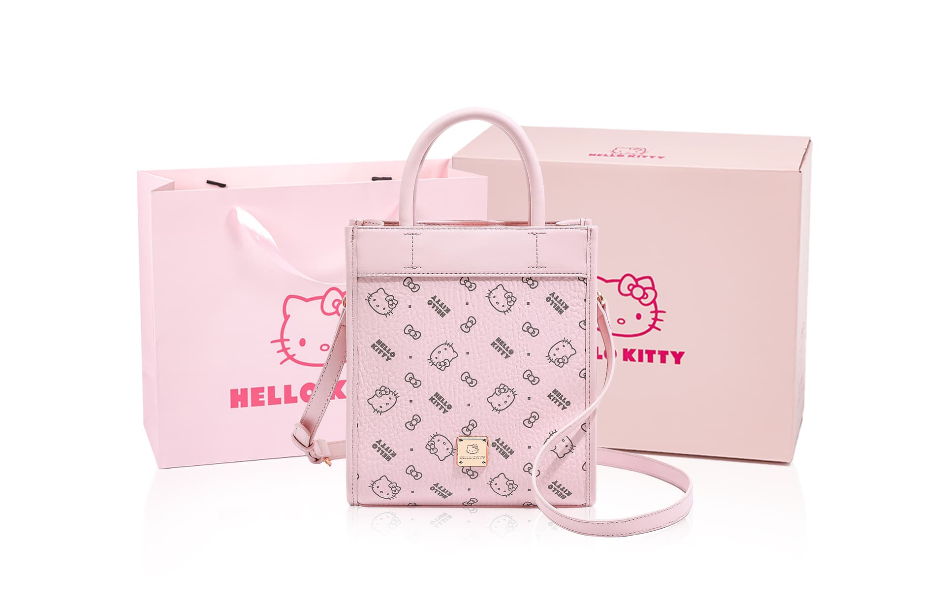 Сумка Sanrio Hello Kitty PU (полиуретан) Сумка через плечо Сумка Обычная (стандартная) Женская - изображение 2