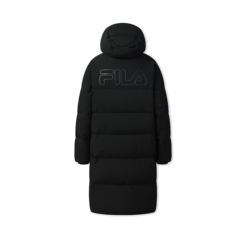 Зимняя куртка FILA Пуховик Унисекс Глубокий черный - изображение 2