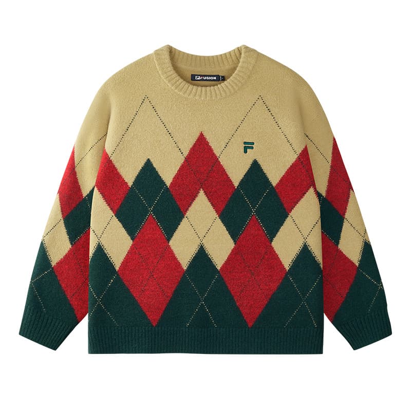 FILA FUSION Солод Хаки MK Унисекс Трикотаж - изображение 1