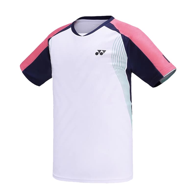 YONEX Комплекты [Белый топ + Черные шорты] Мужские Бадминтонные Джерси - изображение 2