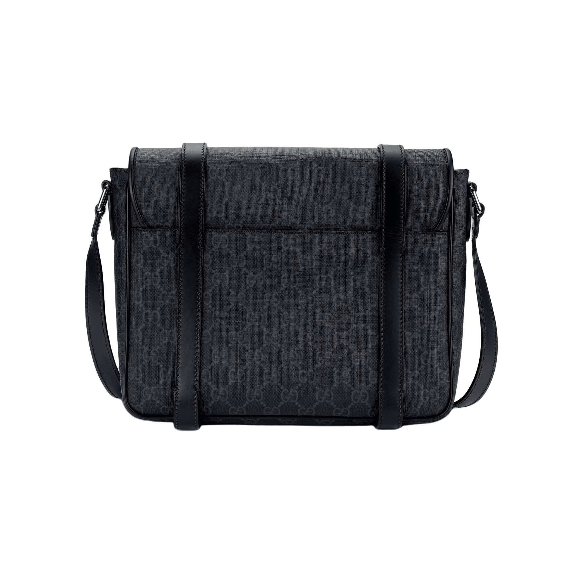 Сумка через плечо Gucci Leather Messenger Bag - изображение 3