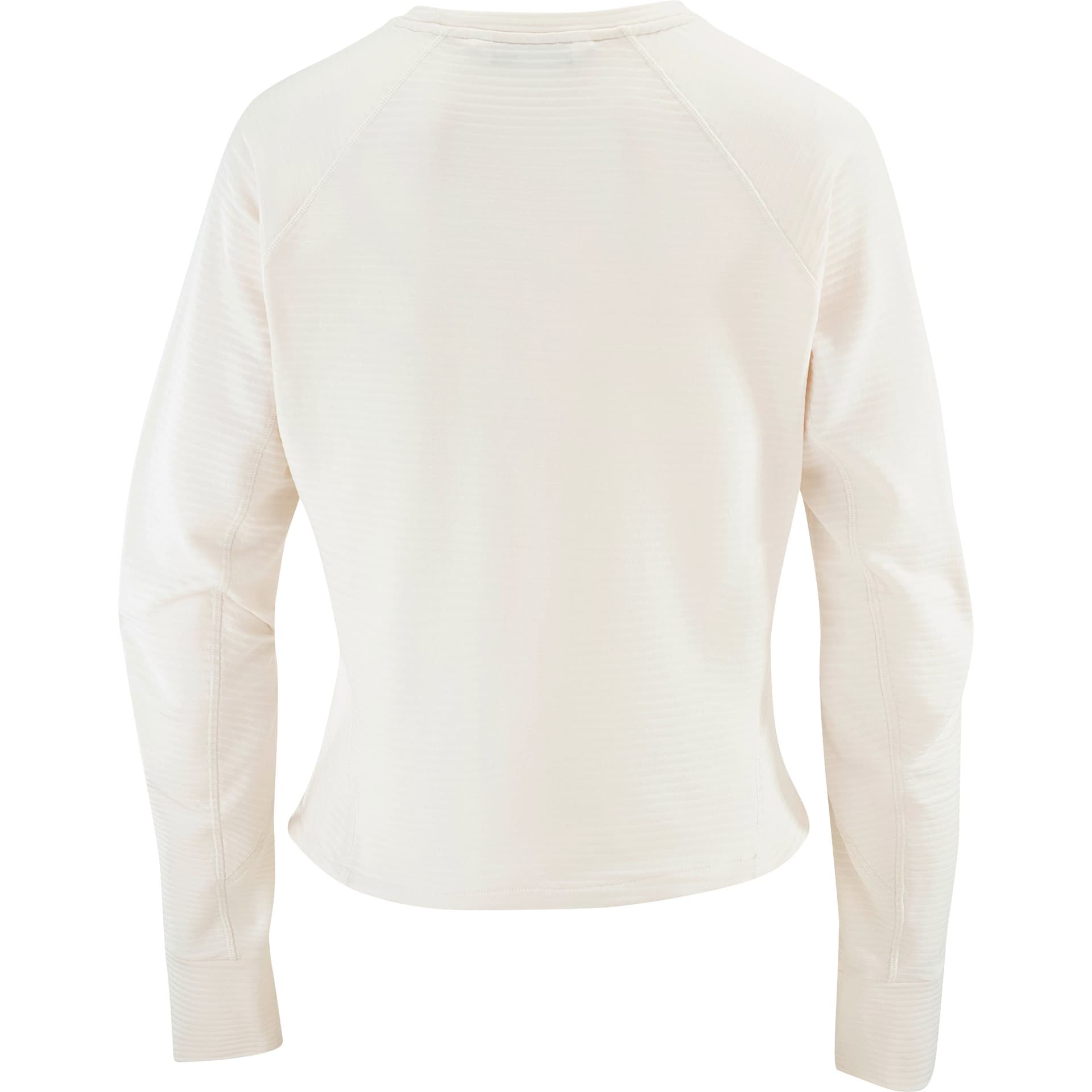 Кофта SALOMON ESSENTIAL LIGHTWARM Свитшот Женские Бережный режим Белый — фото 2