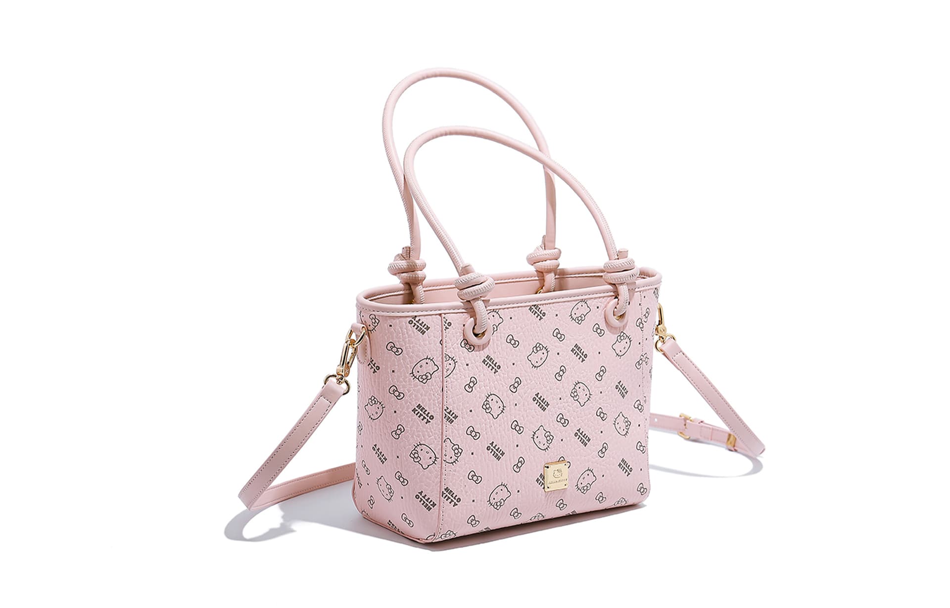 Мини-сумка Sanrio Hello Kitty PU (полиуретан) Сумка-тоут Сумка через плечо Средняя Женская Розовая - изображение 6