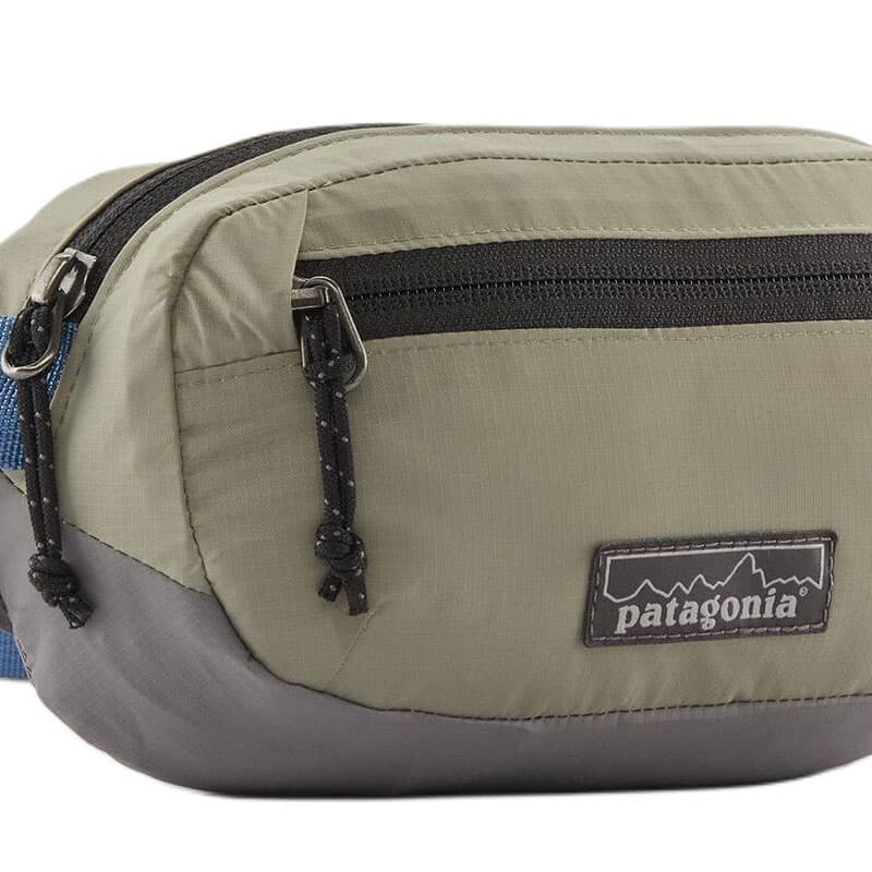 Patagonia Terravia Нейлоновая поясная сумка (бандана) Мини Мужская RIVER STONE Зеленая - изображение 3