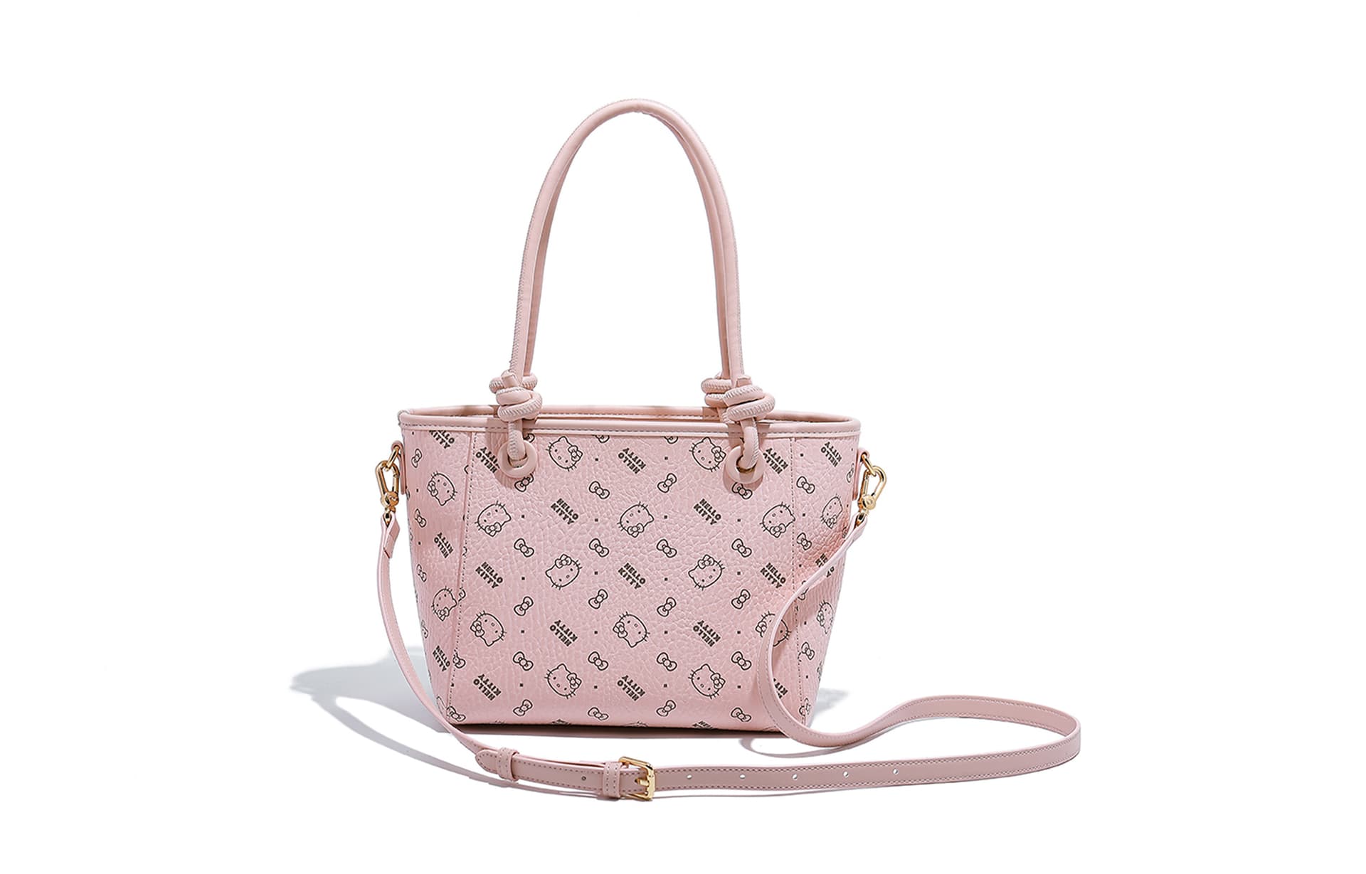Мини-сумка Sanrio Hello Kitty PU (полиуретан) Сумка-тоут Сумка через плечо Средняя Женская Розовая - изображение 7