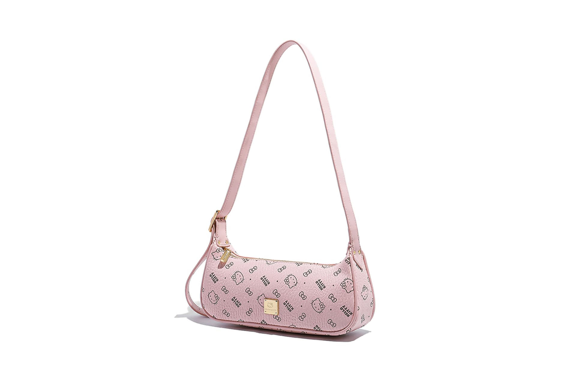 Мини-сумка Sanrio Hello Kitty PU (полиуретан) Сумка через плечо Стандартная Женская Розовая Коричневая Молочно-чайная - изображение 5