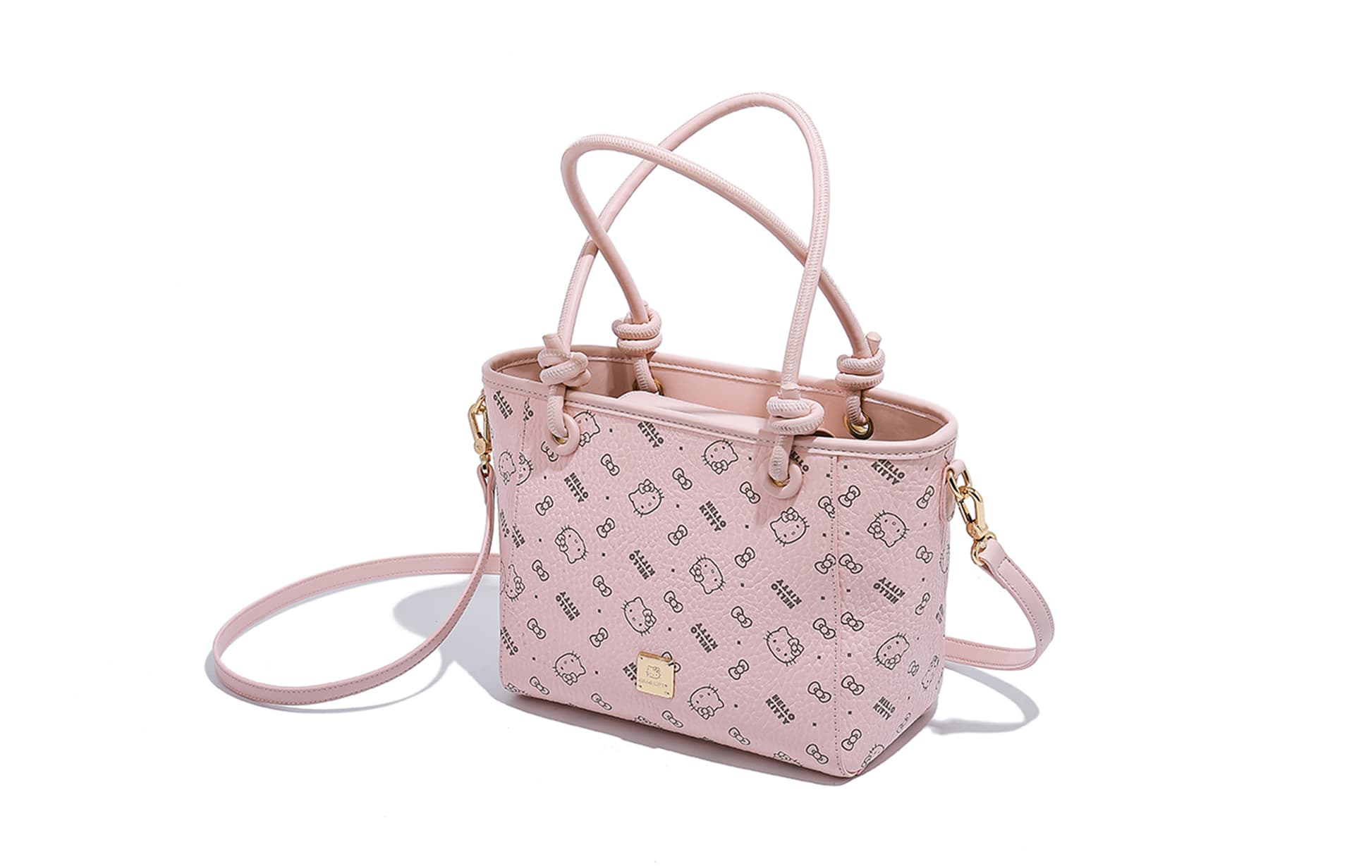 Мини-сумка Sanrio Hello Kitty PU (полиуретан) Сумка-тоут Сумка через плечо Средняя Женская Розовая - изображение 5