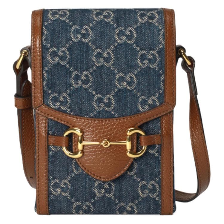 Сумка для телефона Gucci Horsebit 1955 - изображение 1